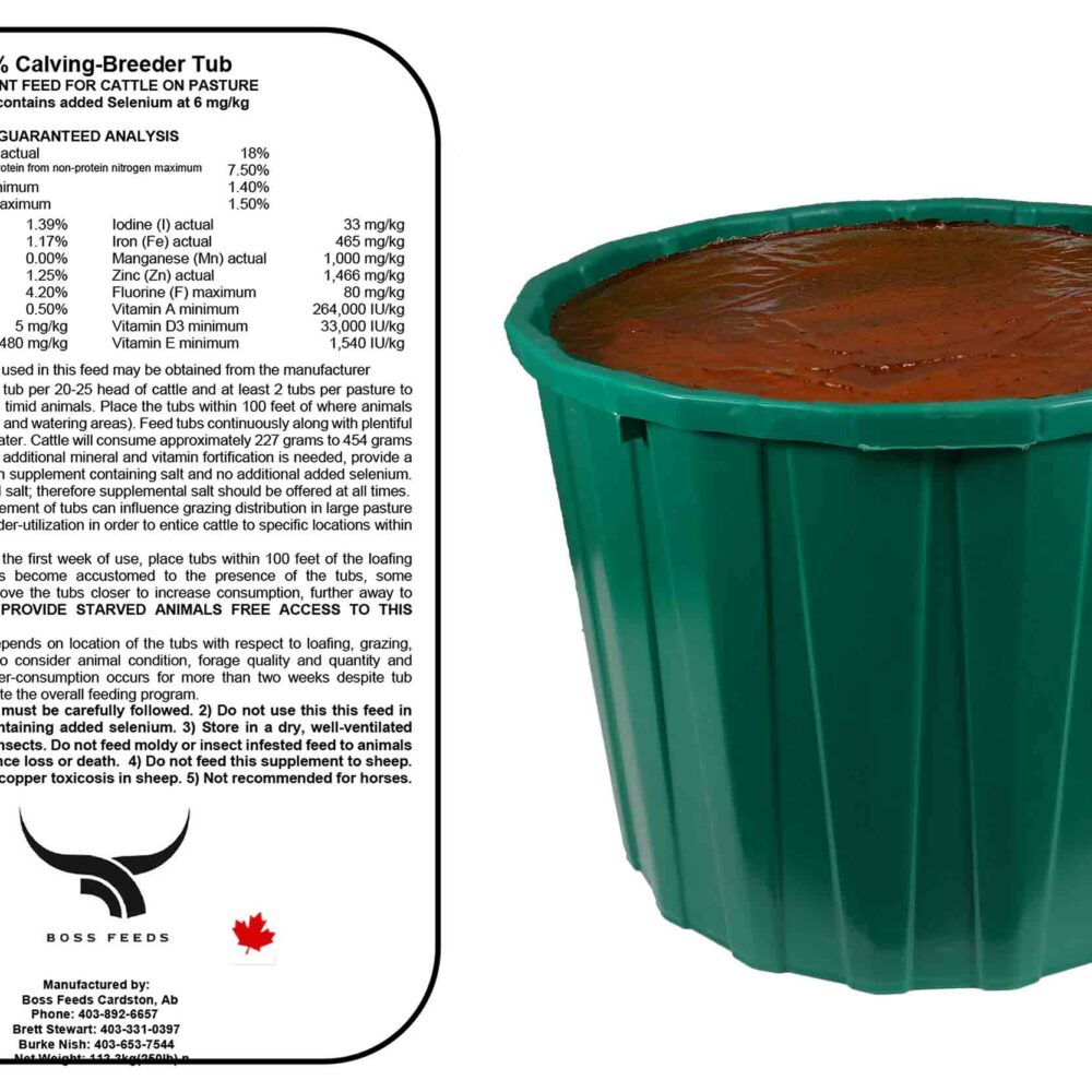 18% Calving Breeder Tub